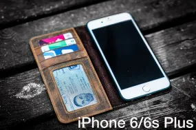 iPhone 6/6s Plus Leather Wallet Case - No.01