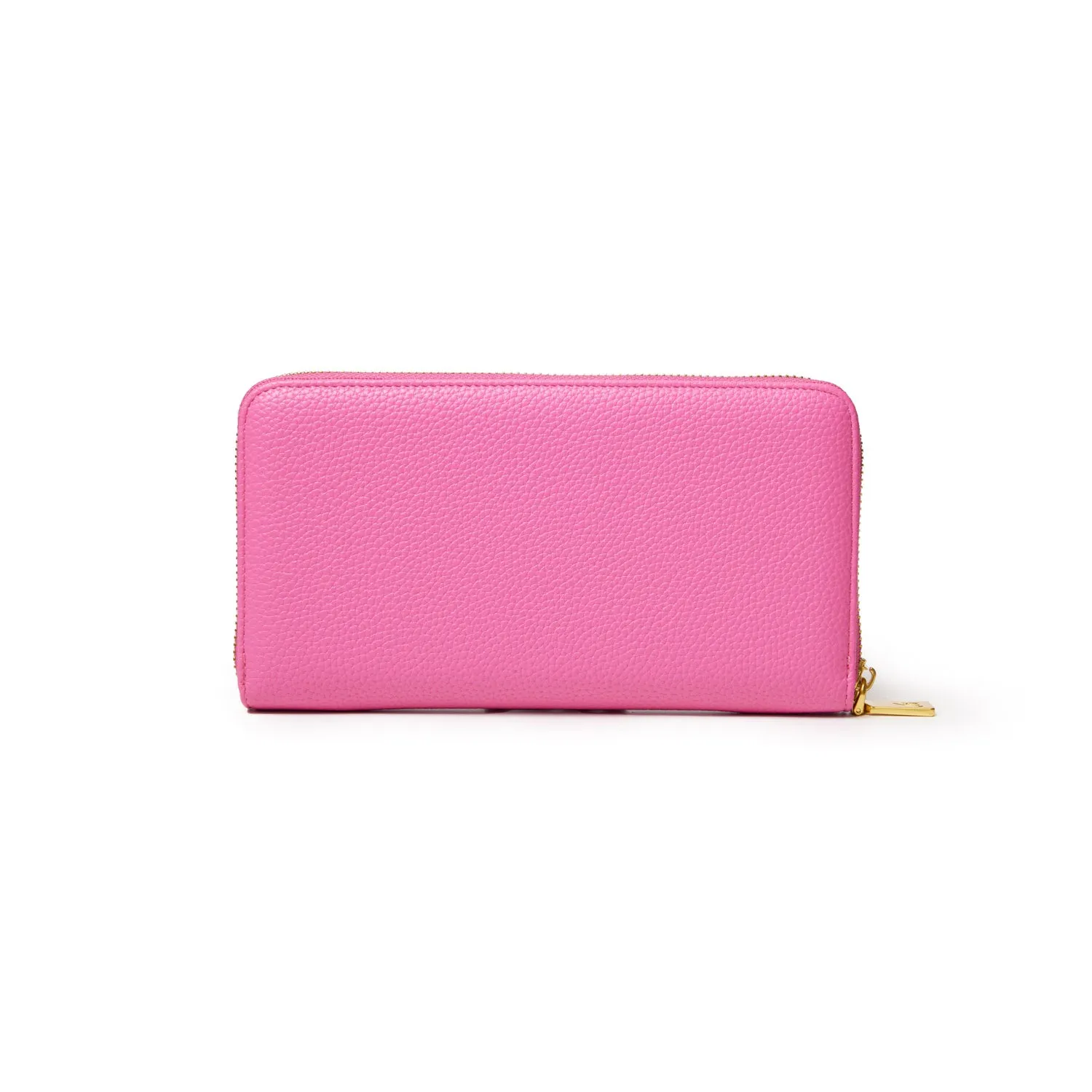 JUMBO PEBBLE WALLET - HOT PINK