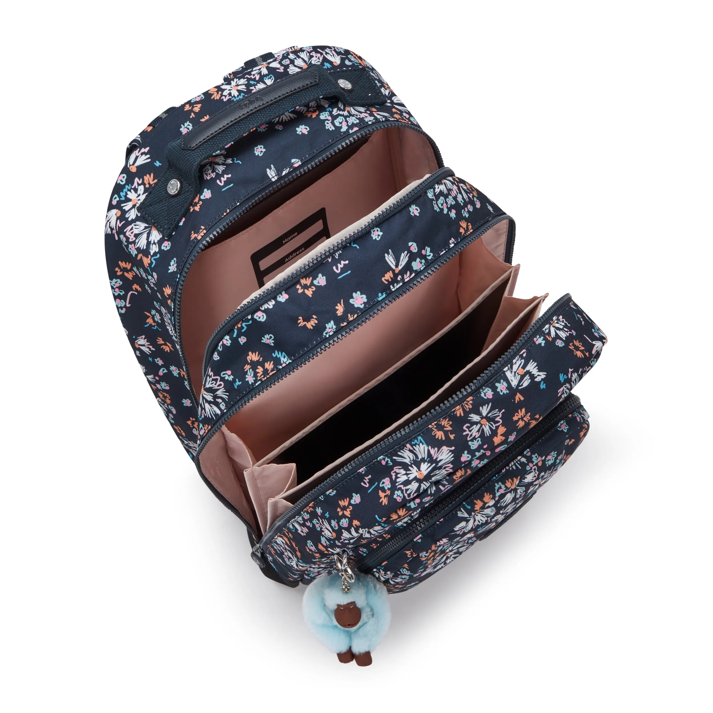 KIPLING Class Room Flower Field Large backpack (with laptop protection) I7090-5GB