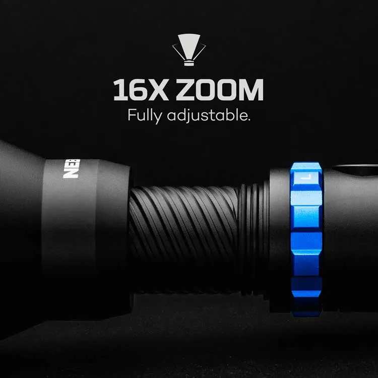 Luxtreme MZ60 Blueline 1000 Lumen Rechargeable LED Flashlight 0026