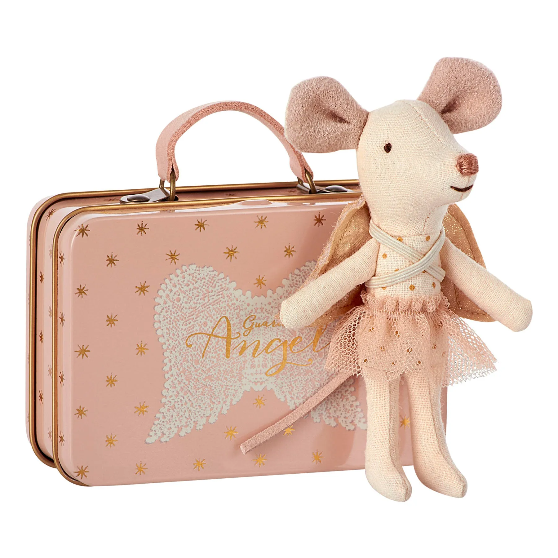 Maileg Guardian Angel in Suitcase Mouse