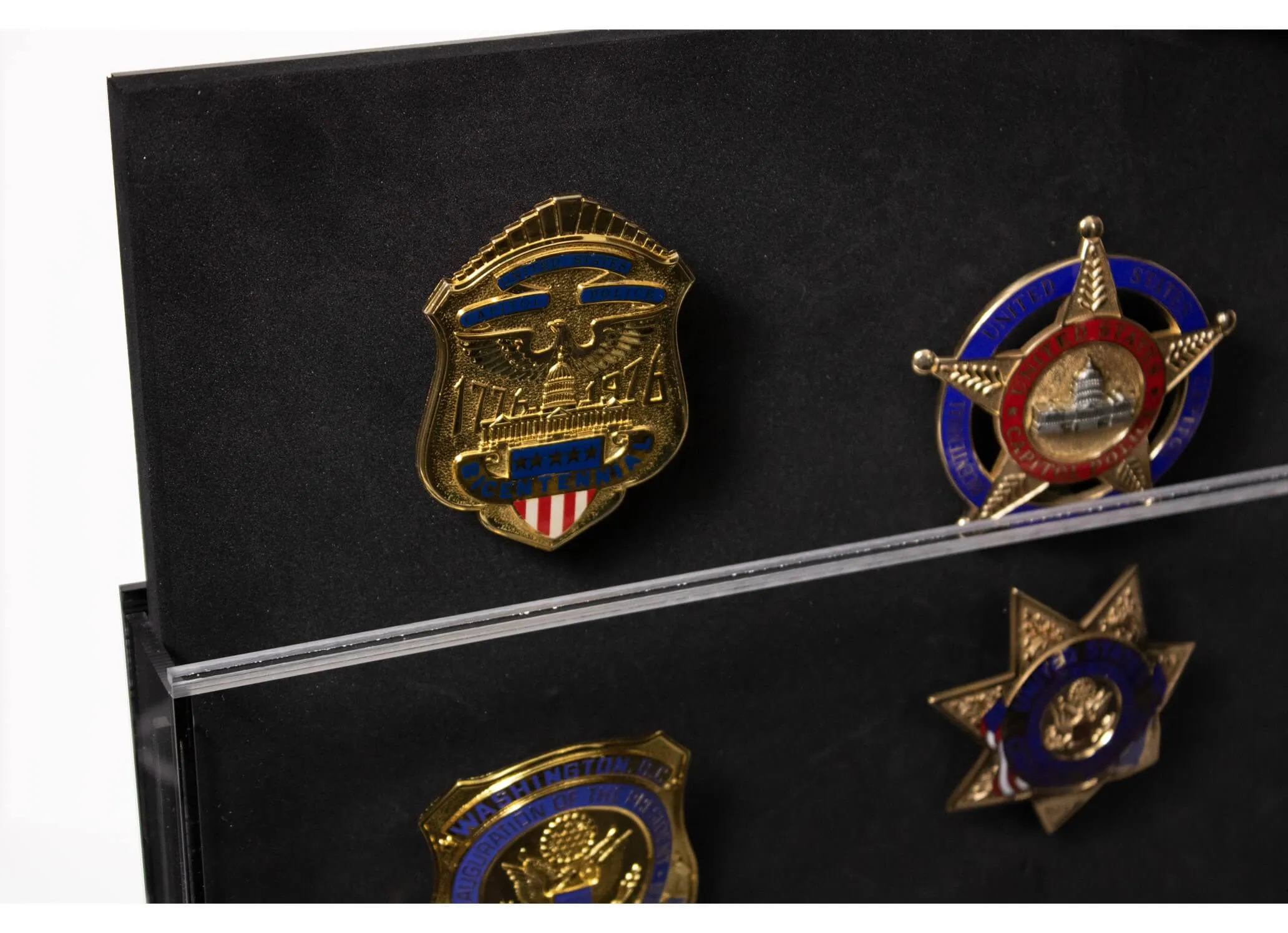 Medal Award, Badges or Pins Collector's Display Case