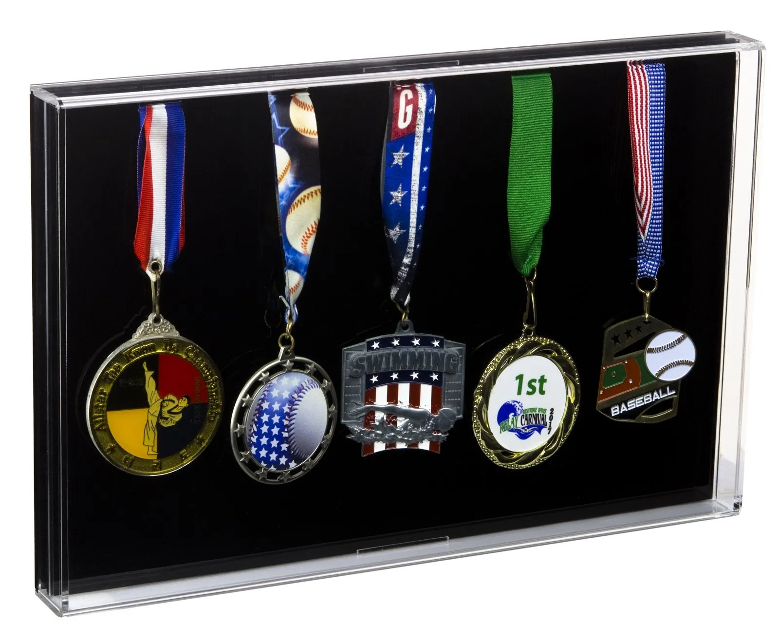 Medal Award, Badges or Pins Collector's Display Case