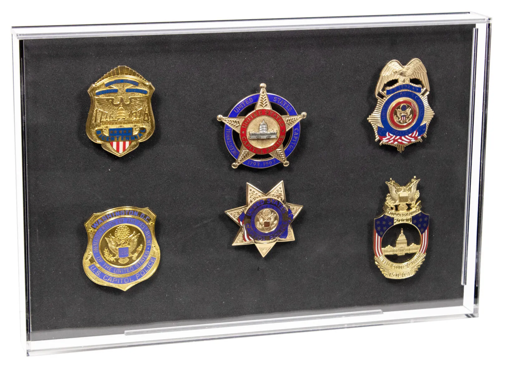 Medal Award, Badges or Pins Collector's Display Case