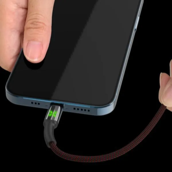 Million Cases Auto Disconnect Fast Charging Braided Lightning Cable