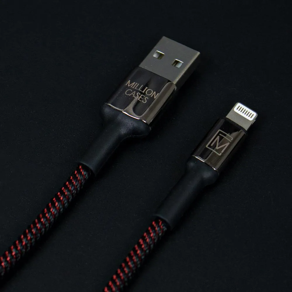 Million Cases Auto Disconnect Fast Charging Braided Lightning Cable