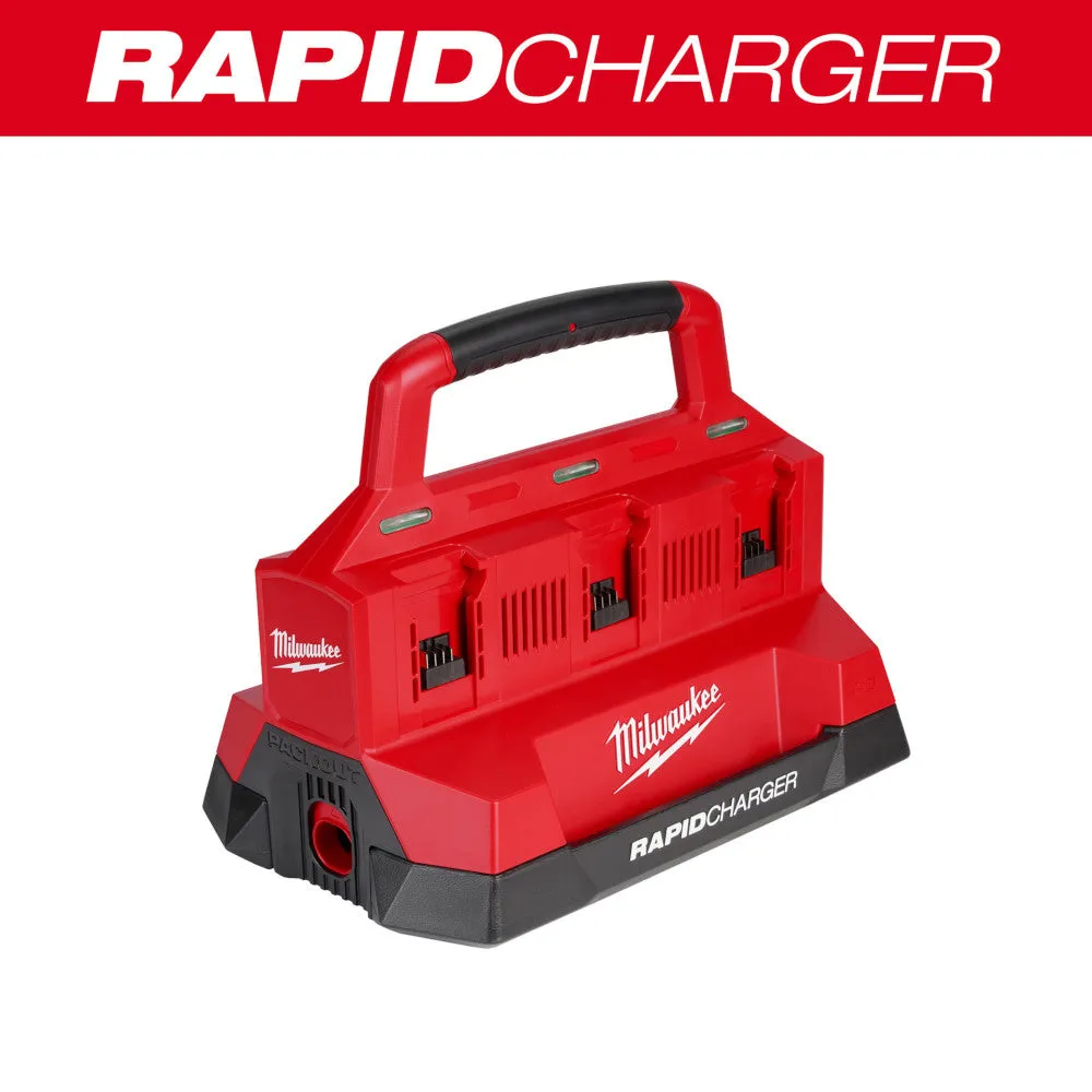 Milwaukee 48-59-1809 M18 PACKOUT Six Bay Rapid Charger