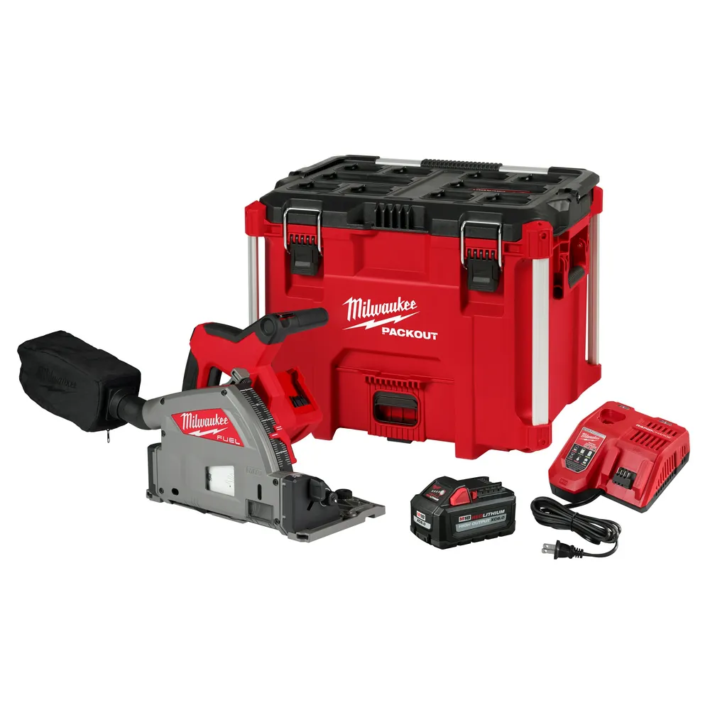 Milwaukee M18 Fuel 6-1/2" Plunge Track Saw Kit