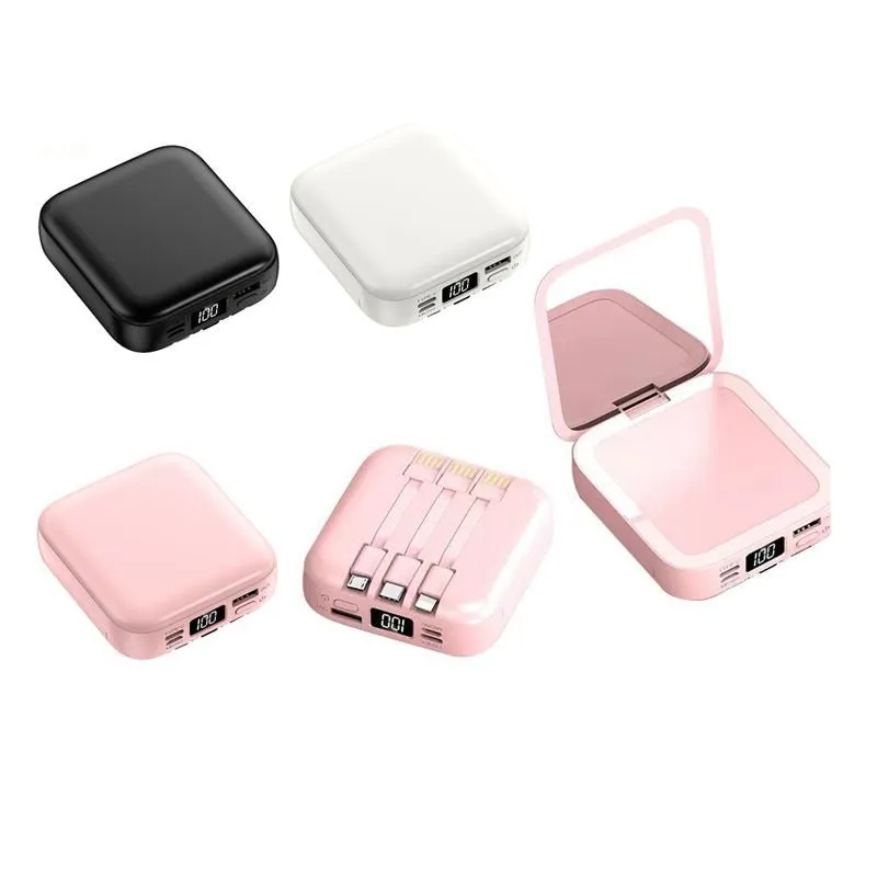 mini beauty mirror with 20000mAh powerbank