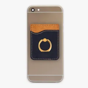 Non-Personalized | Leatherette Caddy Phone Wallet w/ Ring