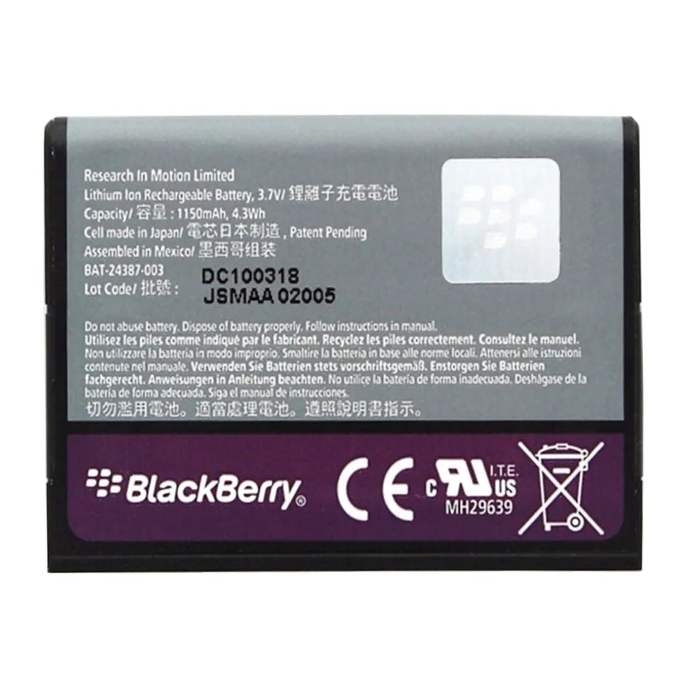 OEM Blackberry F-M1 1150 mAh Replacement Battery for  Pearl 9100 9105 9670