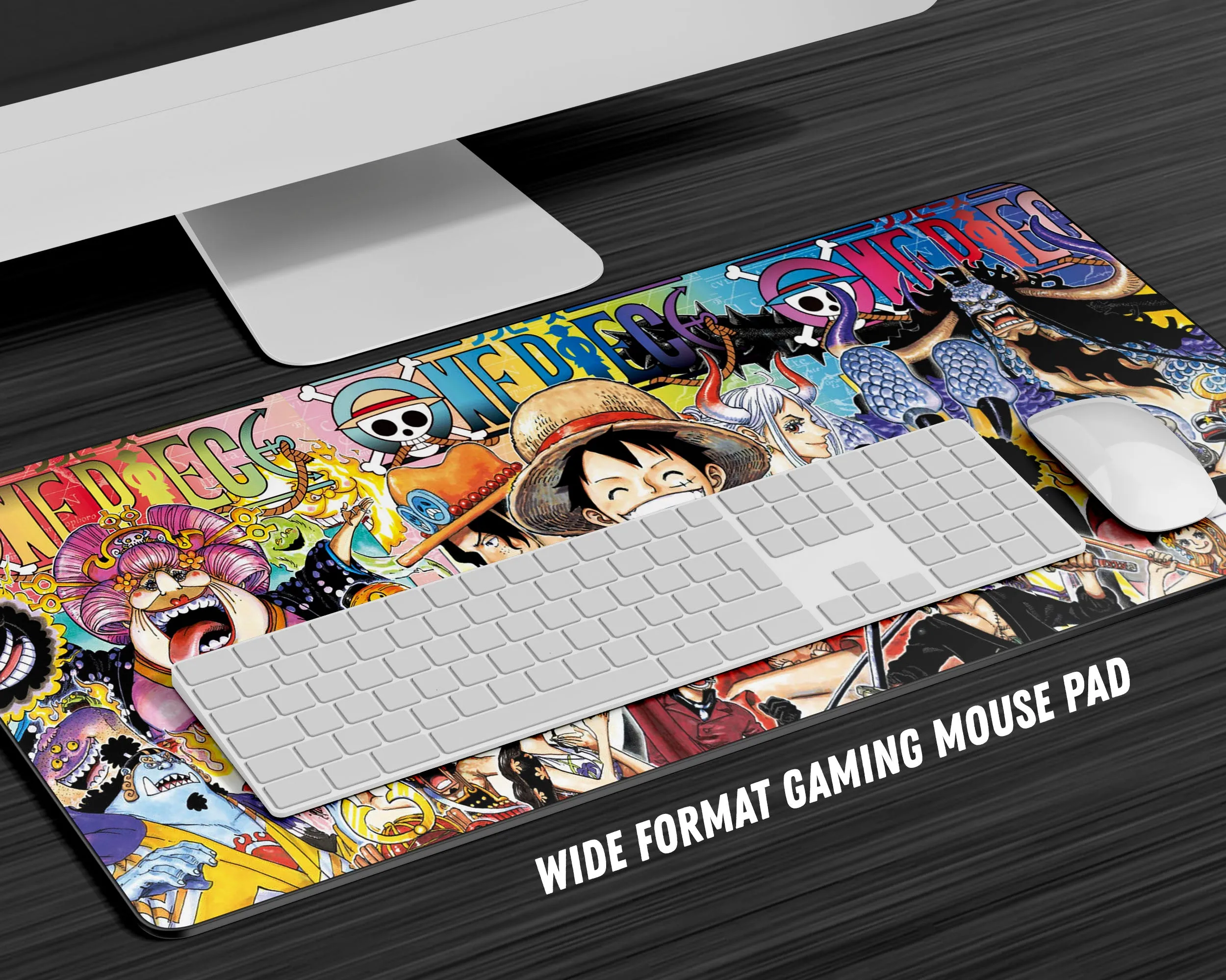 One Piece Gang Manga Collage Gaming Mouse Pad