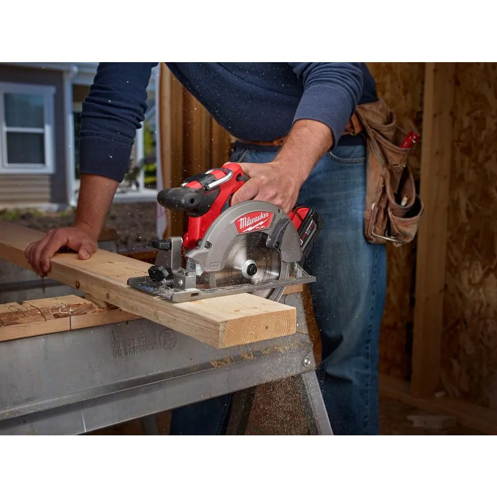 Open Box -  Milwaukee M18 FUEL 18-Volt Brushless Cordless 6-1/2 in. Circular Saw (Tool-Only)