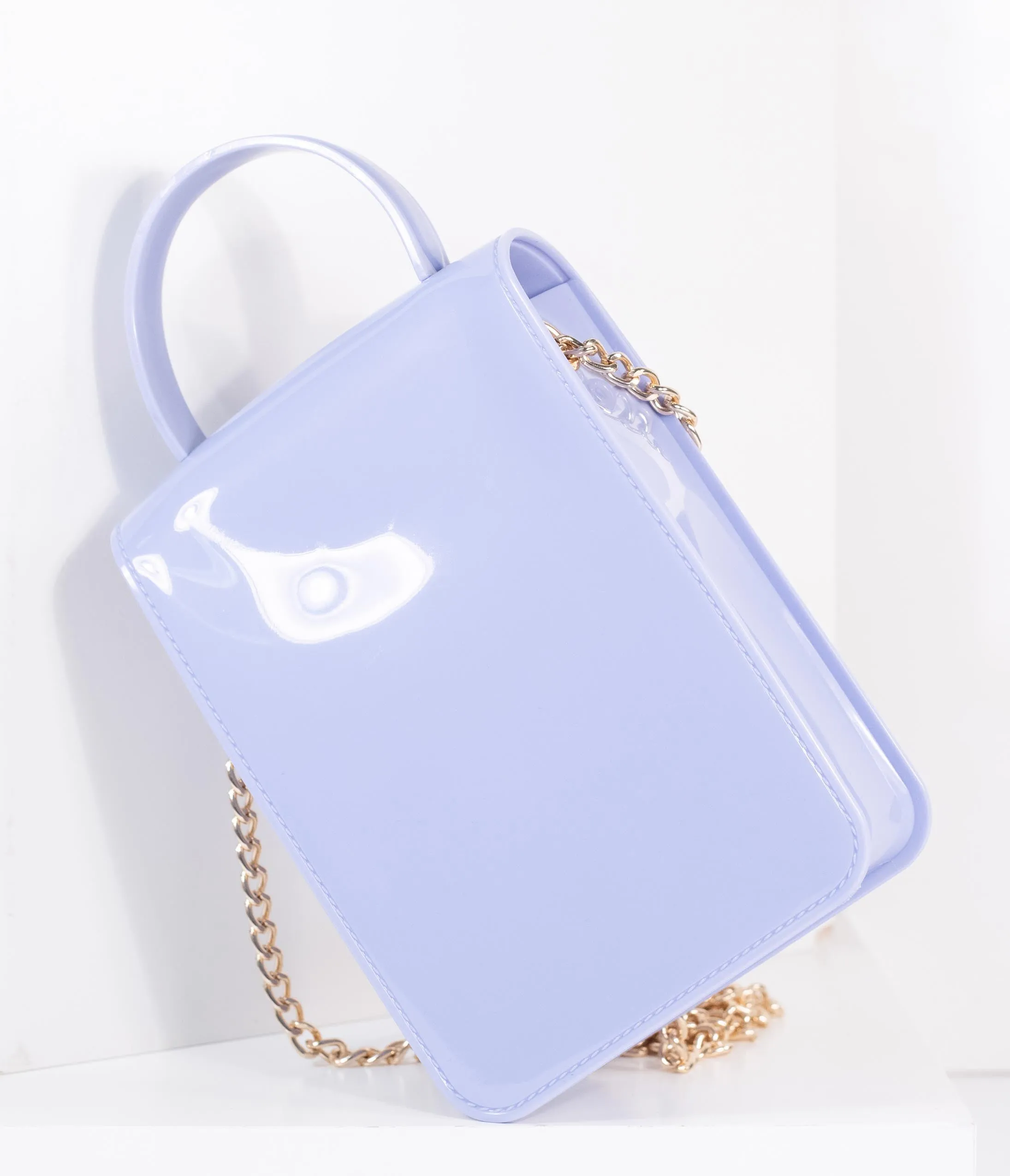 Pastel Purple Silicone Mini Crossbody