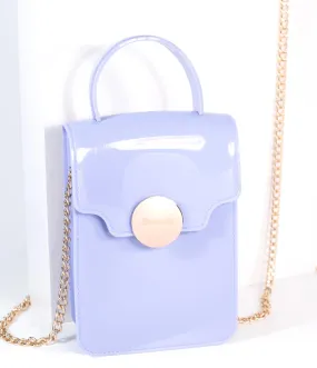 Pastel Purple Silicone Mini Crossbody