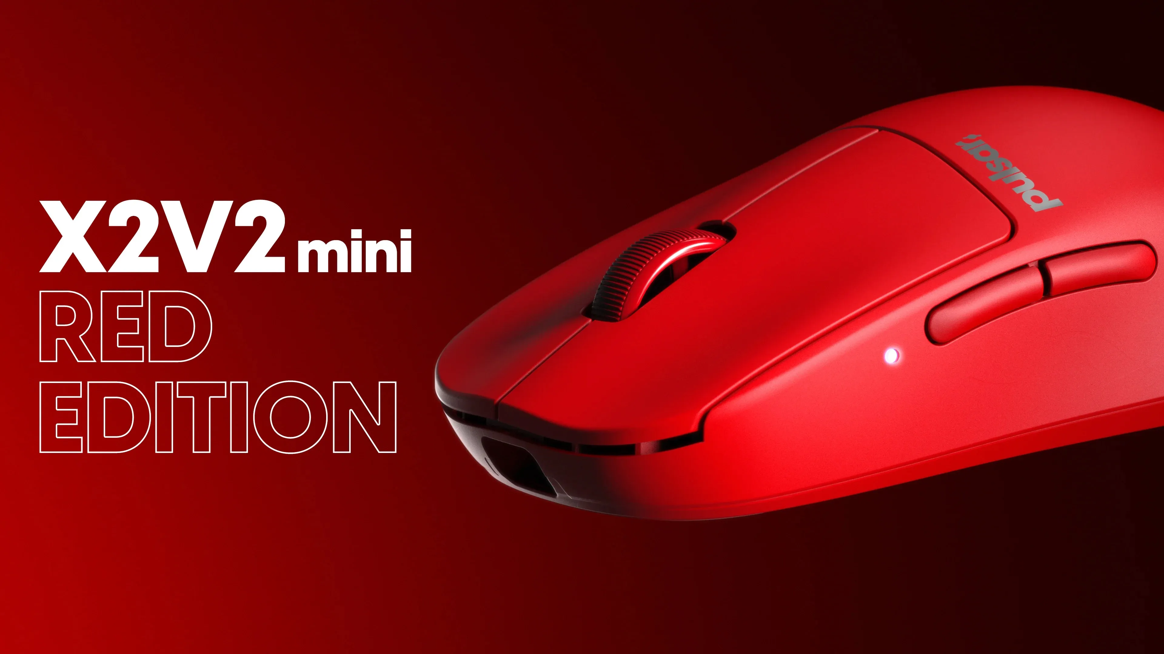 Pulsar X2V2 Mini Wireless Gaming Mouse - Red Edition