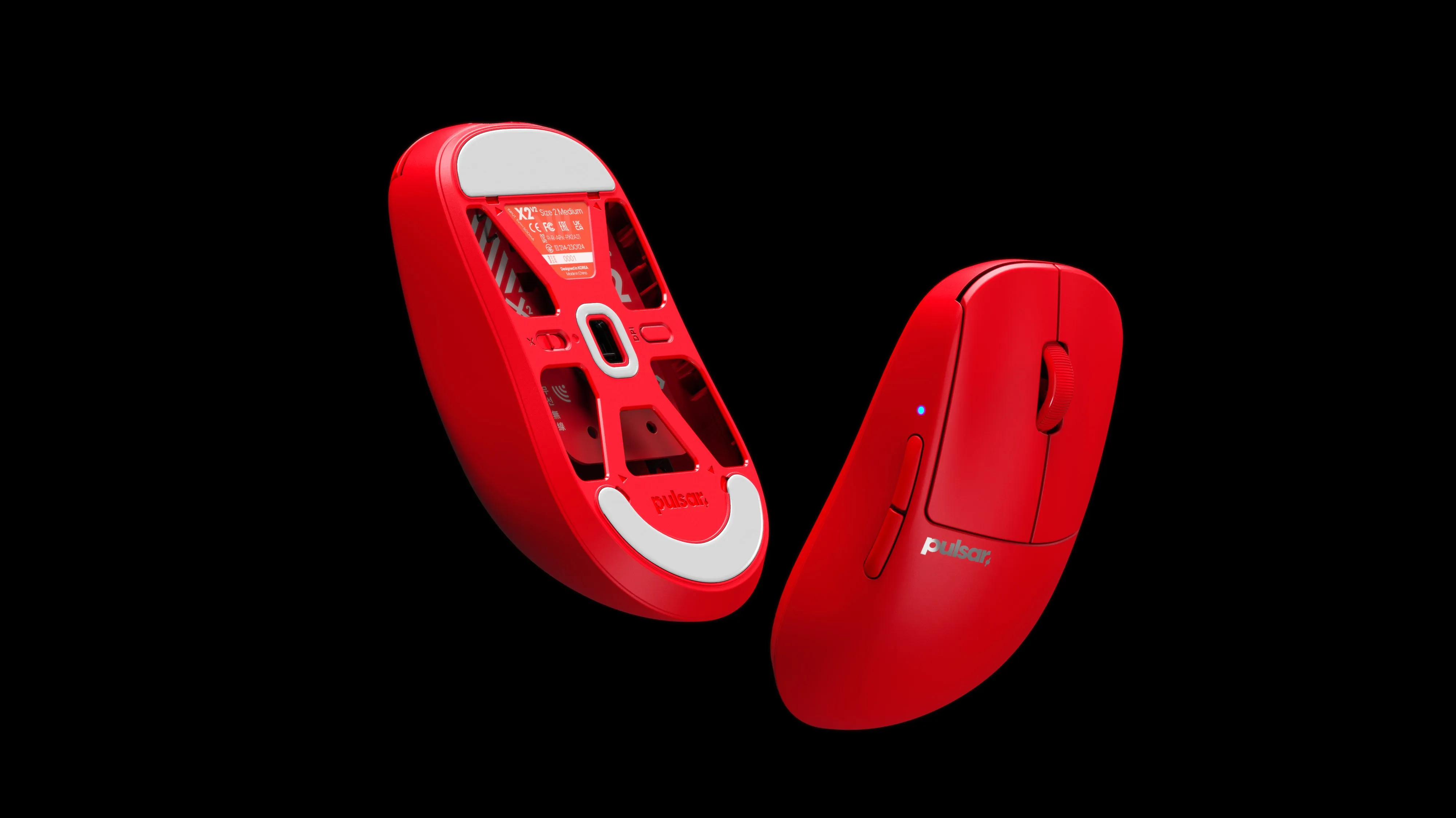 Pulsar X2V2 Mini Wireless Gaming Mouse - Red Edition