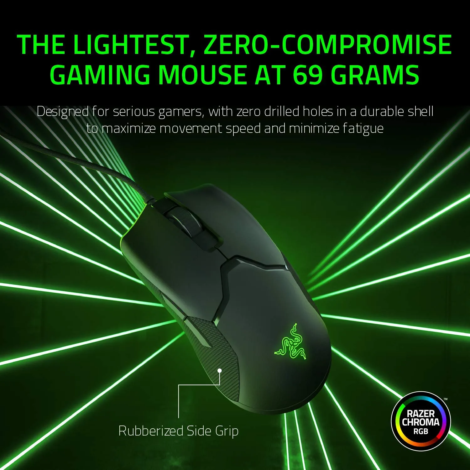 Razer Viper Ultralight Ambidextrous Wired Gaming Mouse