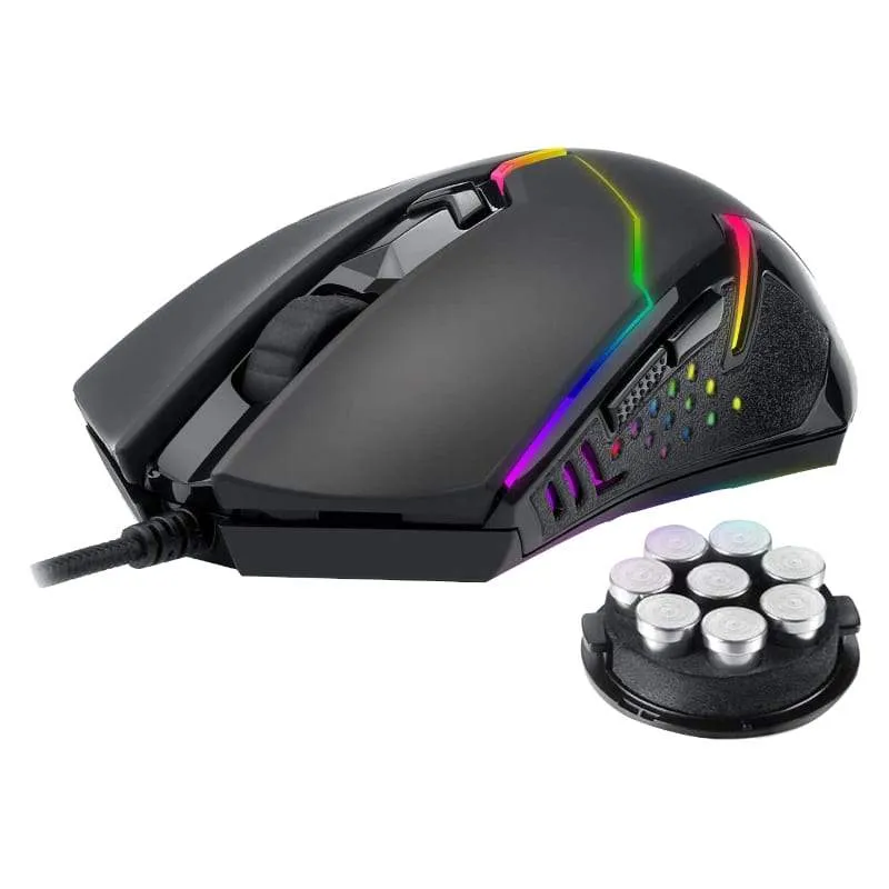 Redragon Centrophorus 7200 Dpi Rgb Gaming Mouse Black Rd M601 Rgb