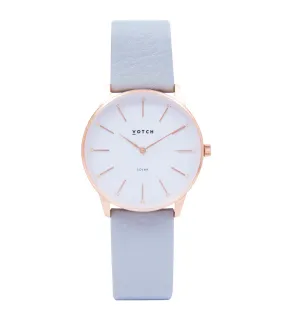 Rose Gold & Dove Grey Watch | Solar Classic