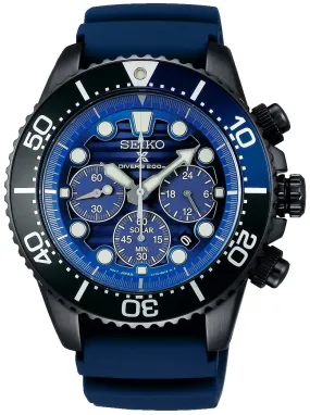 Seiko Prospex Save The Ocean Solar Chronograph Diver's Men's Watch SSC701P1