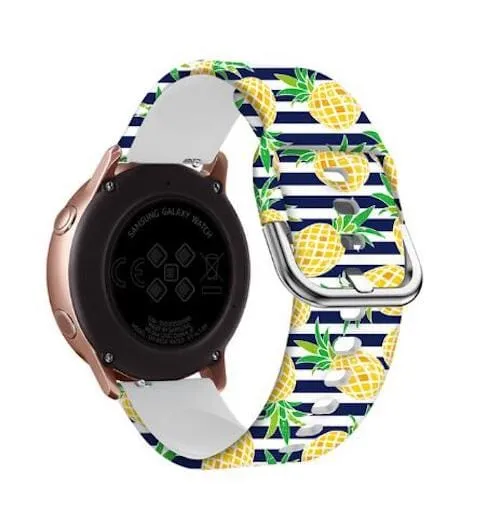 Silicone Pattern Watch Straps compatible with the Google Pixel Watch