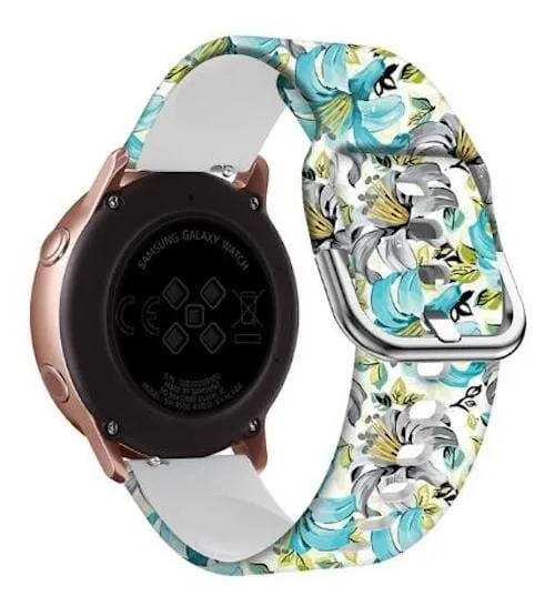 Silicone Pattern Watch Straps compatible with the Google Pixel Watch