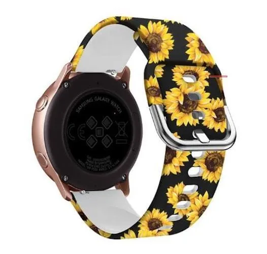 Silicone Pattern Watch Straps compatible with the Huawei Watch Fit 2