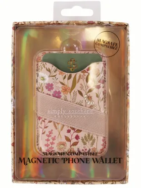 Simply Southern Mag wallet tan flower