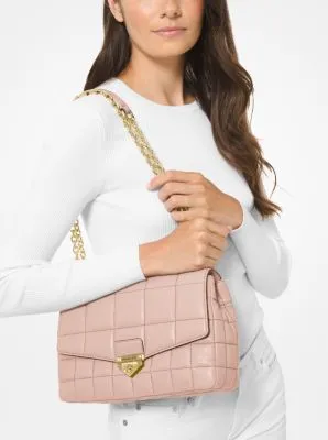 SoHo Extra-Large Quilted Leather Shoulder Bag