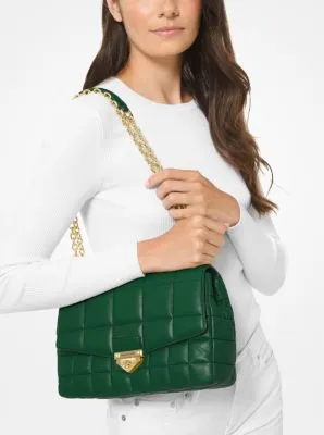 SoHo Extra-Large Quilted Leather Shoulder Bag