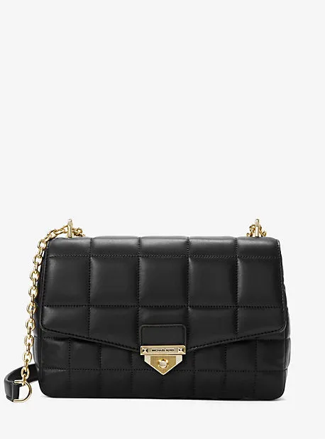 SoHo Extra-Large Quilted Leather Shoulder Bag