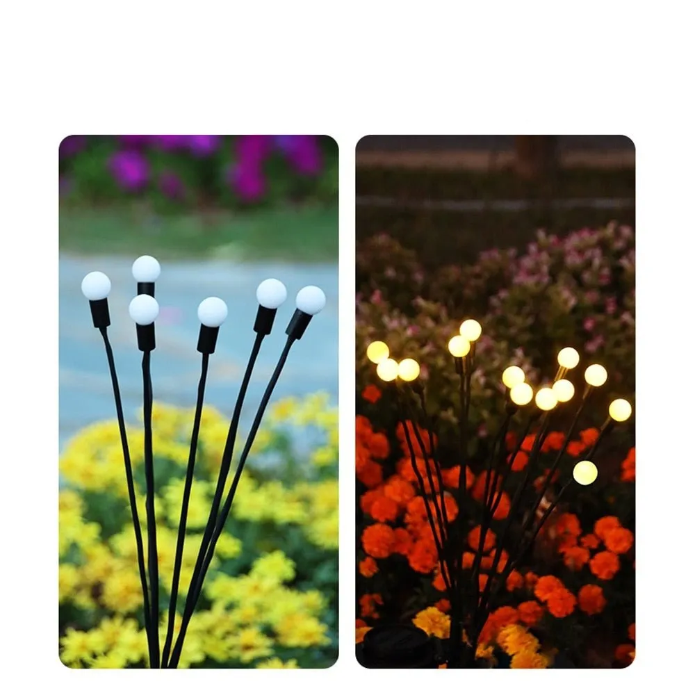 Solar Firefly Lights - LED Outdoor Waterproof Lights for Garden, Lawn