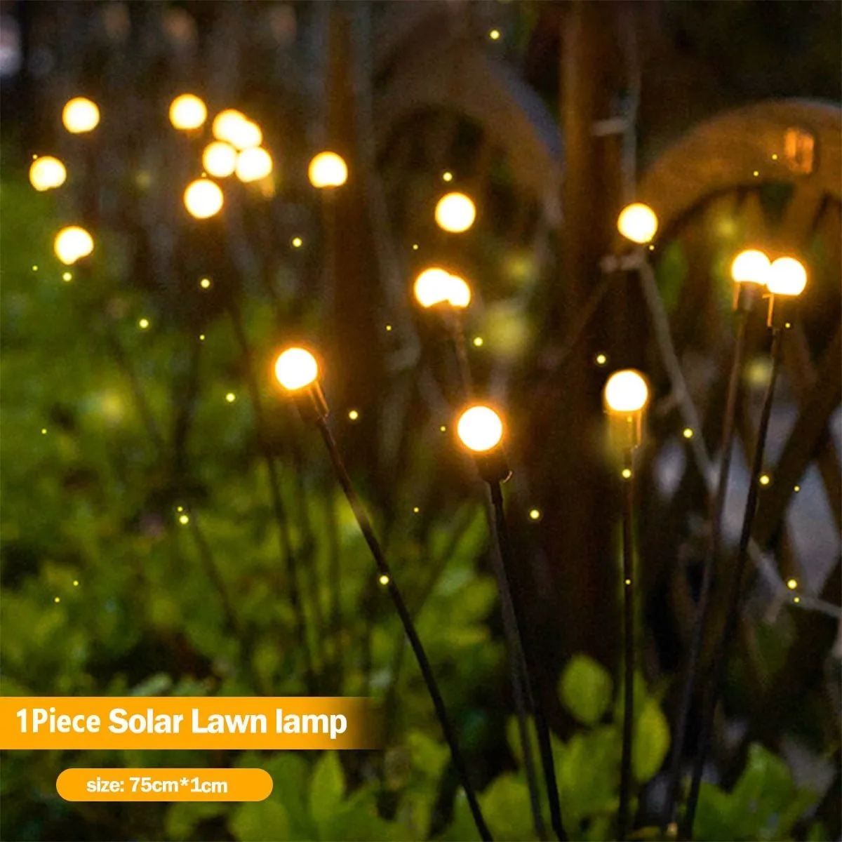 Solar Firefly Lights - LED Outdoor Waterproof Lights for Garden, Lawn