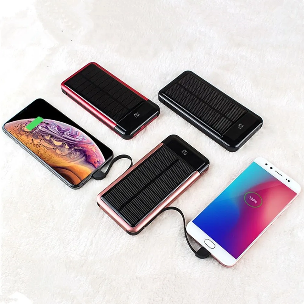 Solar Mini Power Bank 8000mAh2.4A Quick Charge