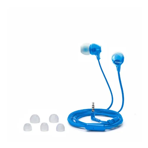 Sony MDR-EX14AP in-Ear Headset with Mic (Blue)