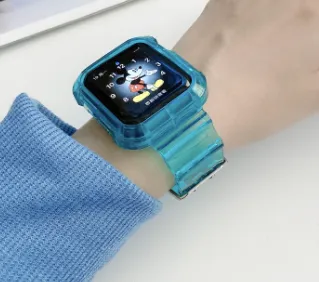 Sport Clear Band   Case for Apple Watch