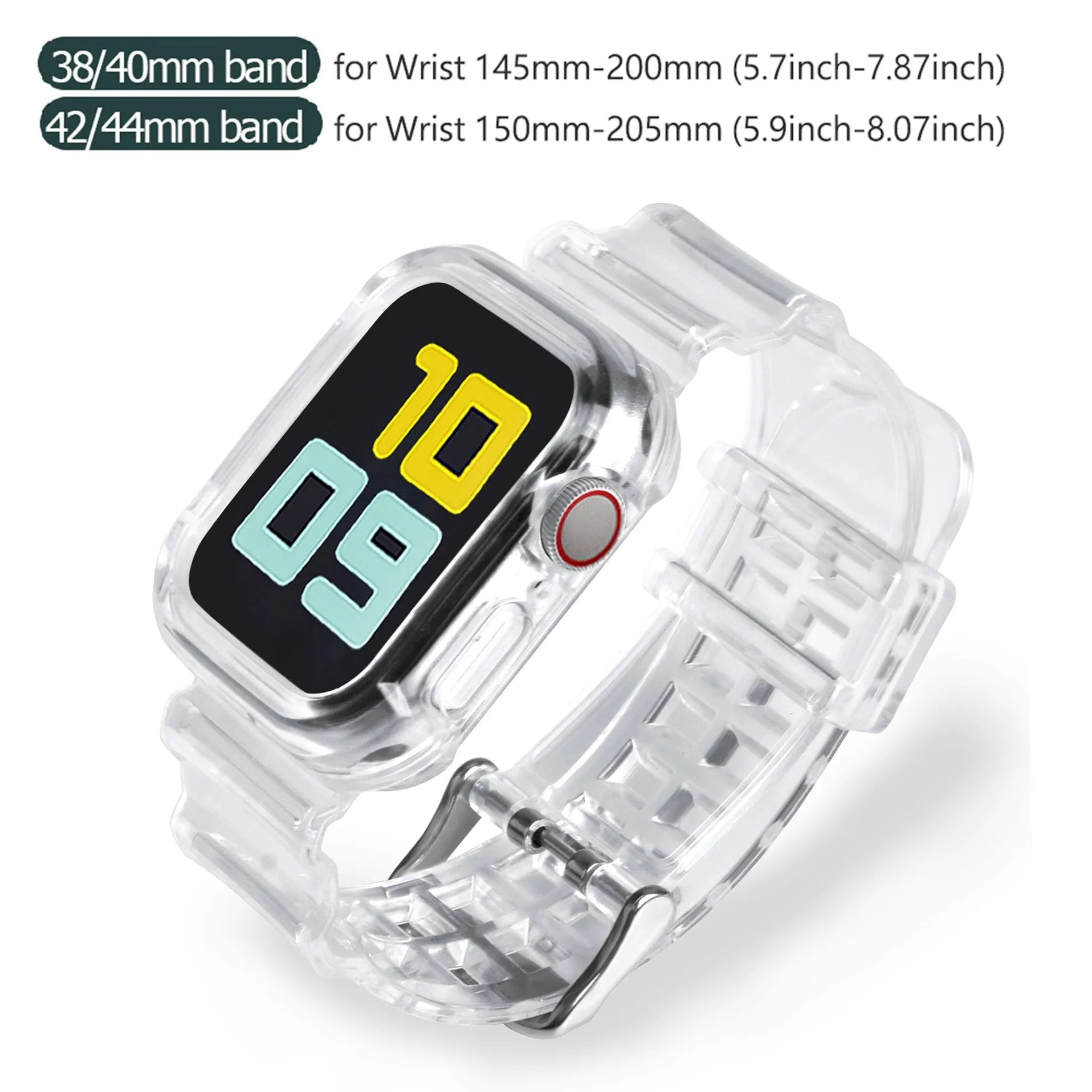 Sport Clear Band   Case for Apple Watch