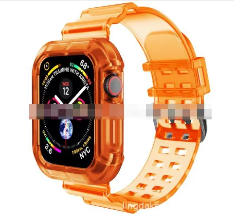 Sport Clear Band   Case for Apple Watch