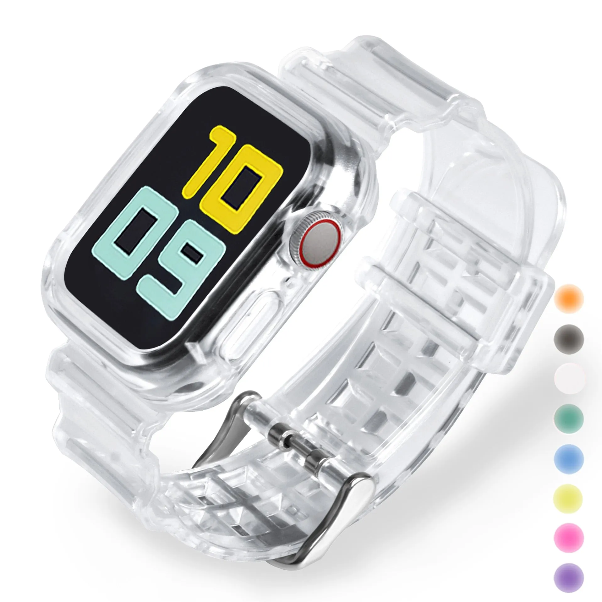 Sport Clear Band   Case for Apple Watch