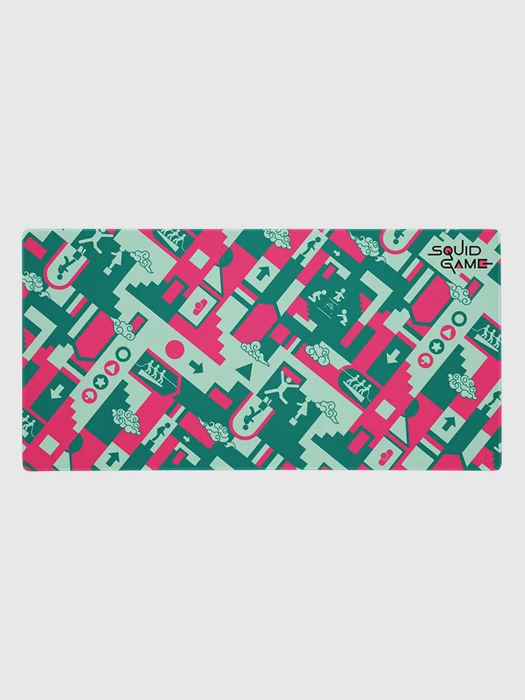 Squid Game Colorful Maze Gaming Mat