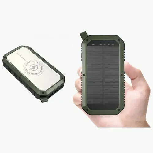 Sun Chaser Mini Solar Powered Wireless Phone Charger 10,000 mAh-Solar Powered Phone Charger