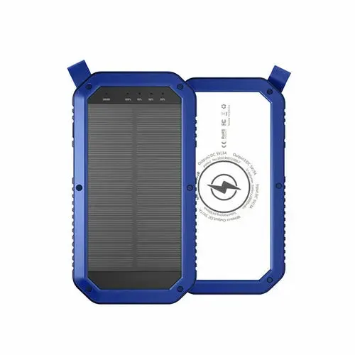 Sun Chaser Mini Solar Powered Wireless Phone Charger 10,000 mAh-Solar Powered Phone Charger