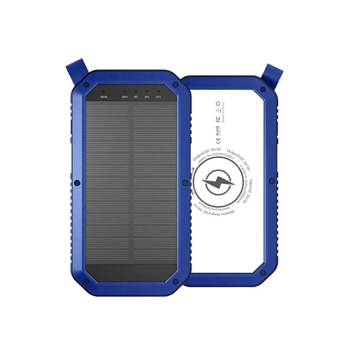 Sun Chaser Mini Solar Powered Wireless Phone Charger 10,000 mAh-Solar Powered Phone Charger