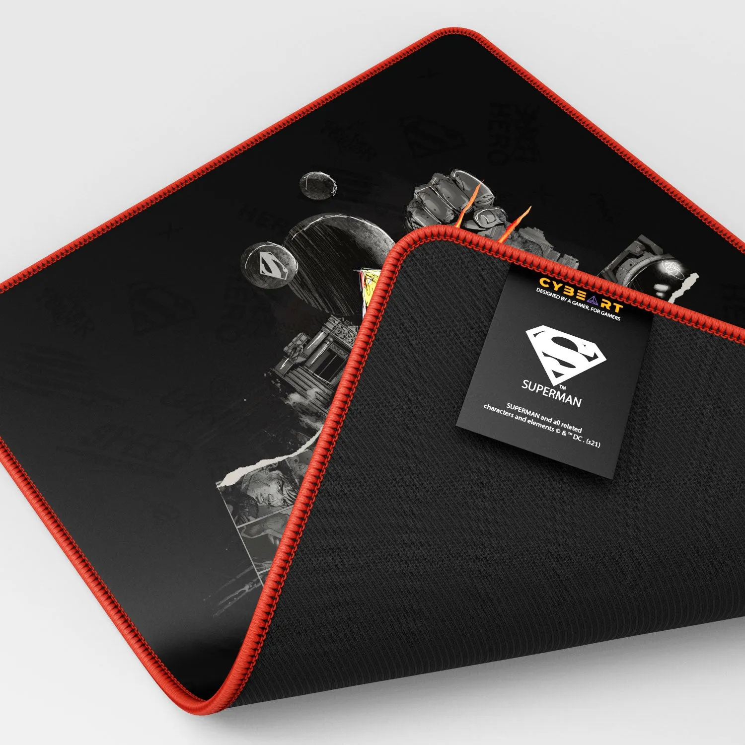 Superman Shield Emblem Gaming Mouse Pad