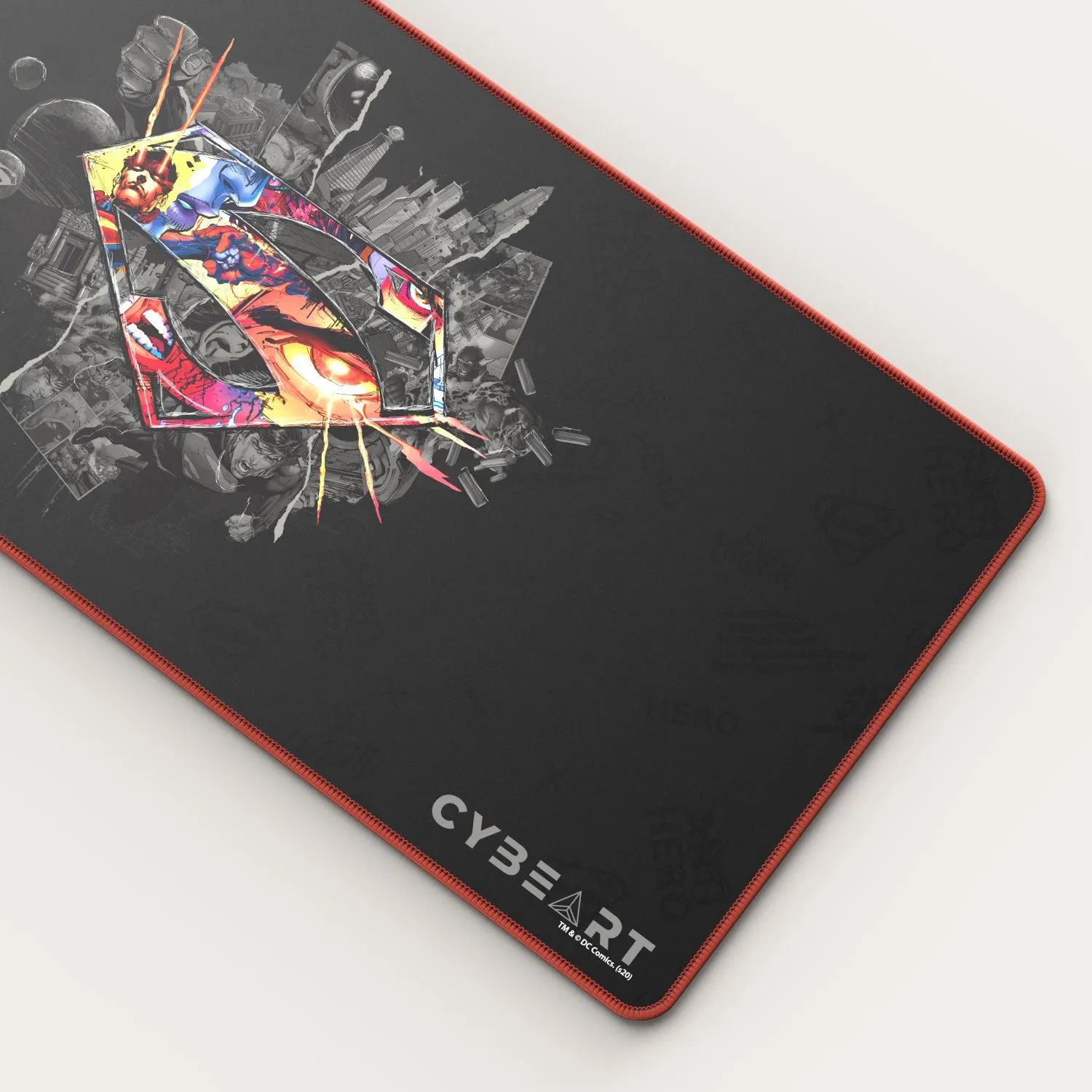 Superman Shield Emblem Gaming Mouse Pad