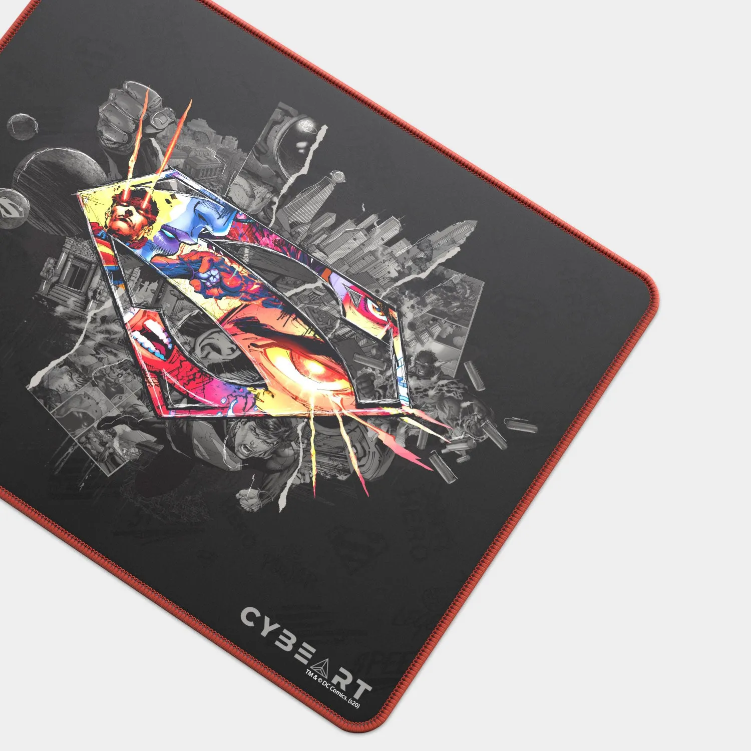 Superman Shield Emblem Gaming Mouse Pad