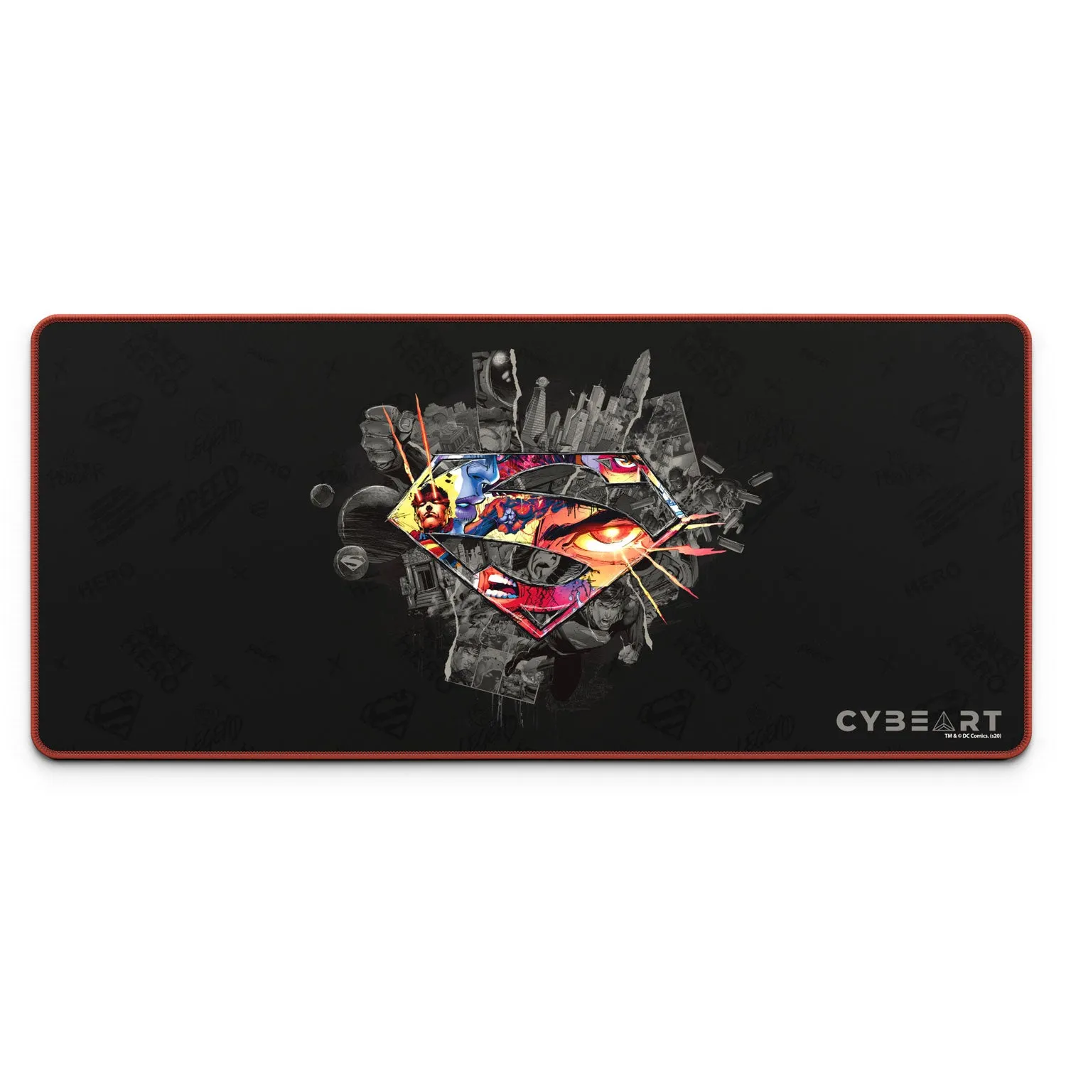 Superman Shield Emblem Gaming Mouse Pad