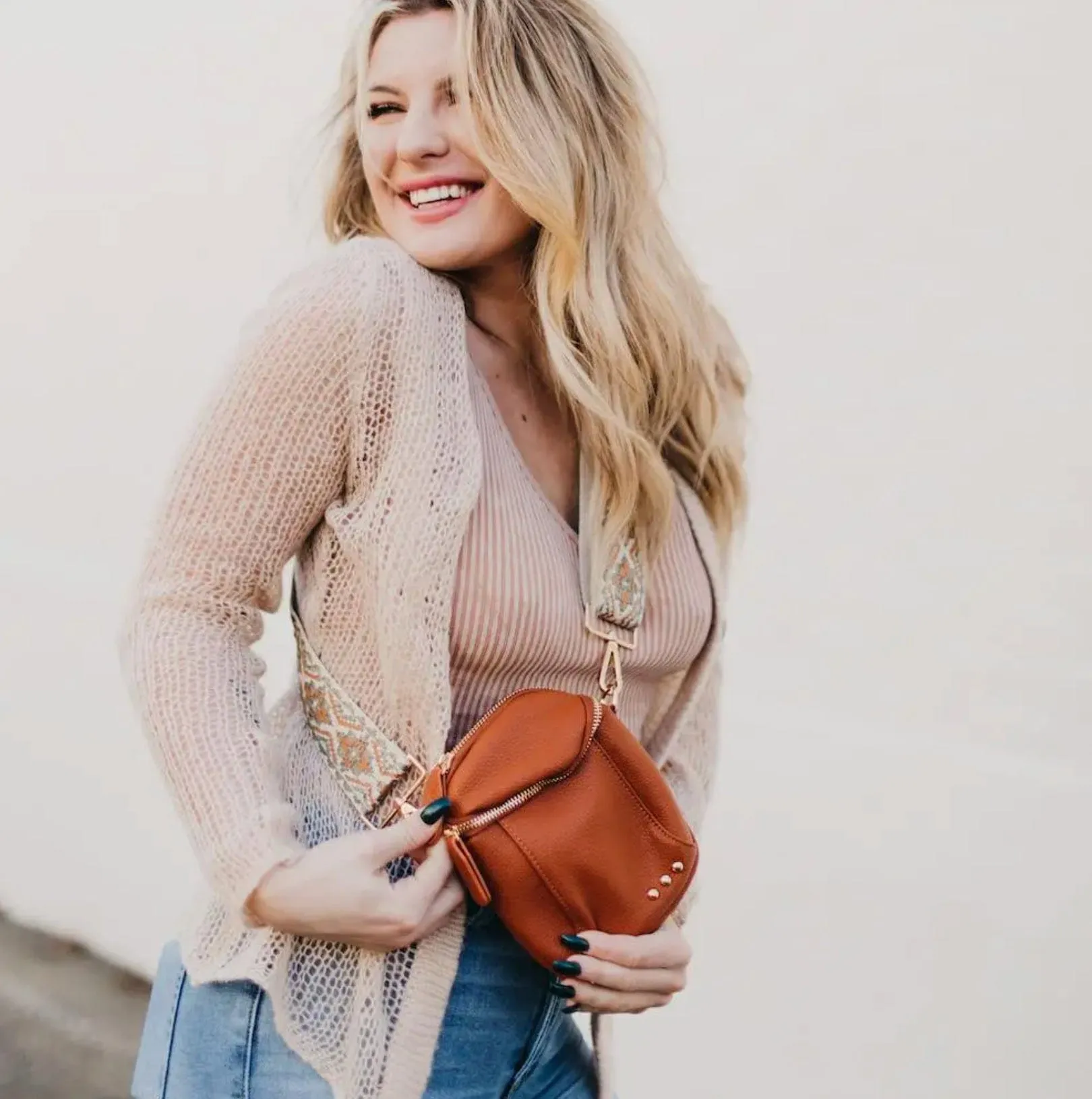 Tan Crossbody Bag