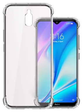 Transparent Silicone Mobile Back Cover for Mi Redmi 8A Dual (Soft & Flexible Back Cover)